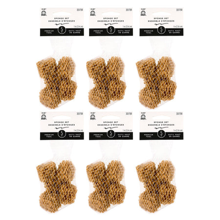 Synthetic Sponge Value Pack, 5 Per Pack, 6 Packs