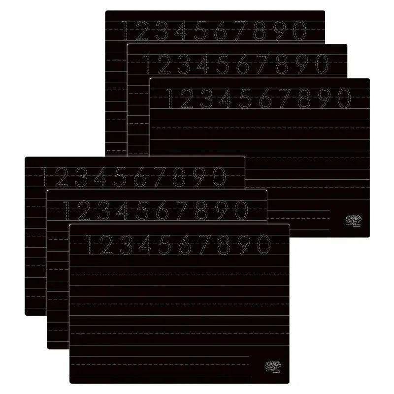 Activity Playmat - Numbers & Shapes (2-Sided), Pack of 6