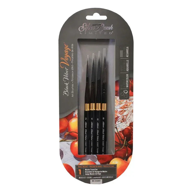 Black Velvet&reg; Voyage&trade; 4-Piece Brush Set
