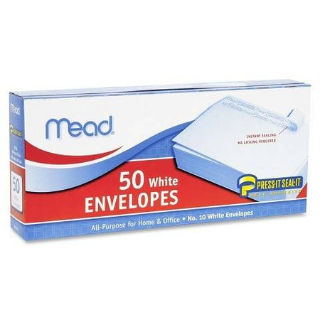 White Business Size Envelopes #10, 4 1/8 X 9 1/2" 50/pack