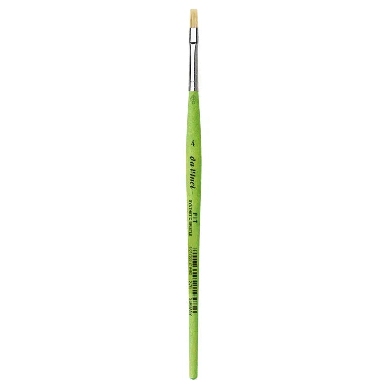 FIT Synthetics Student Brush, Synthetic, Acrylic & Oil, Flat, Series 379, Size 4