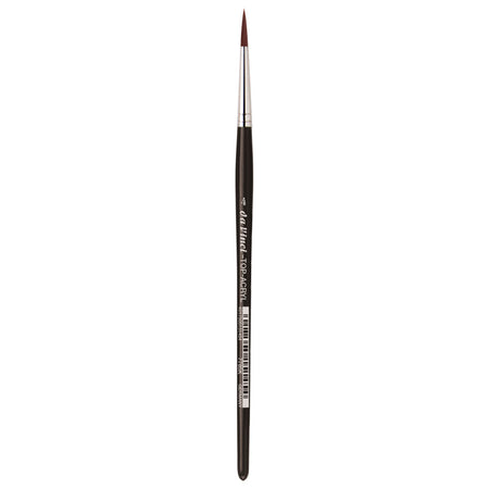 TOP-ACRYL Red-Brown Brush, Synthetic, Acrylic & Oil, Round, Series 7785K, Size 4