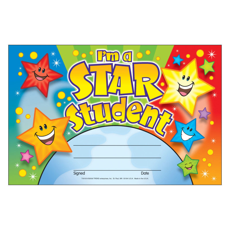 I'm a Star Student Recognition Awards, 30 ct