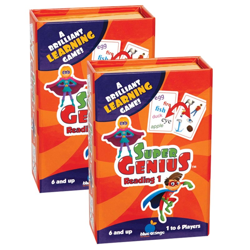 Super Genius&trade; Reading 1 Game, Pack of 2
