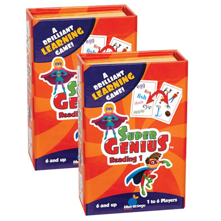 Super Genius&trade; Reading 1 Game, Pack of 2