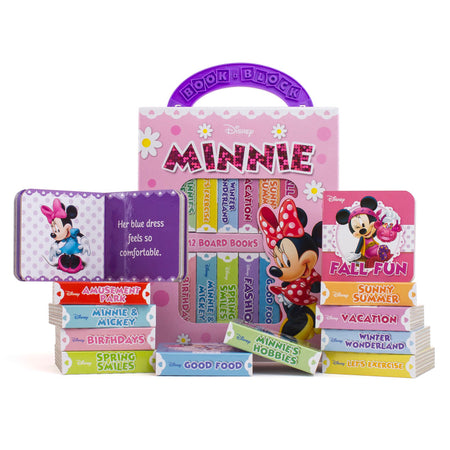 My First Library Minnie Mouse, 12 Books