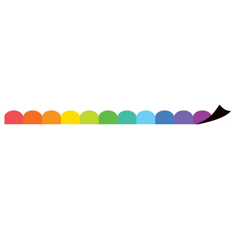 Colorful Scalloped Magnetic Border, 24 ft