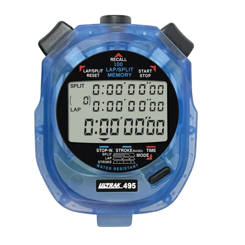 495 100 Memory Stopwatch, Blue