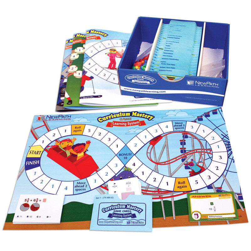 Grade 5 Math Curriculum Mastery&reg; Game - Class-Pack Edition