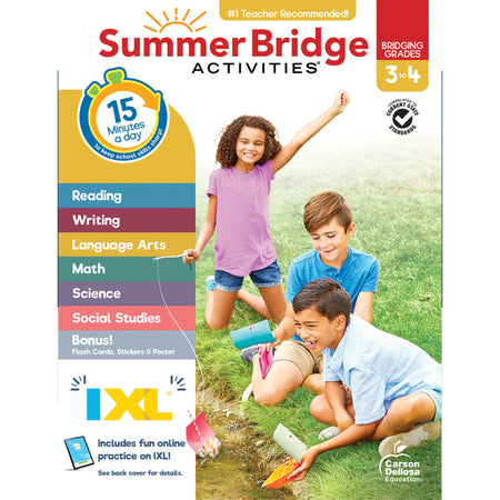 Summer Bridge Activities, Grade 3-4