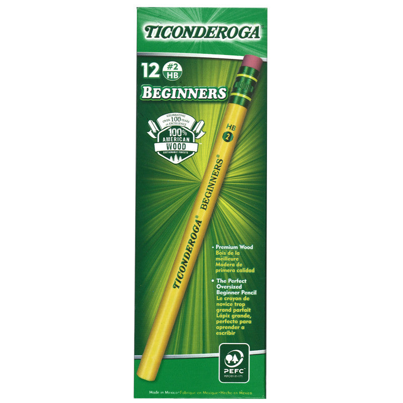 Beginners&reg; Pencils with Eraser, Pack of 12