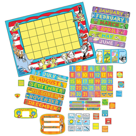 Dr. Seuss&trade; Calendar Bulletin Board Set