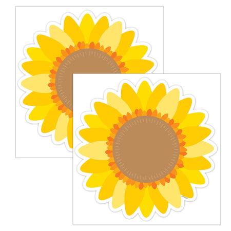 Sunflower 6" Designer Cut-Outs, 36 Per Pack, 2 Packs