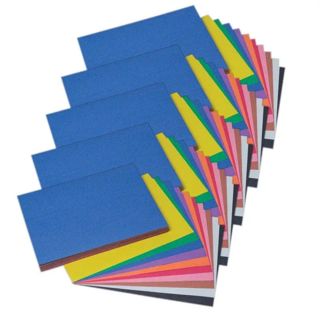 Prang 9" x 12" ASSORTED COLORS Construction Paper BY THE CASE  - case of 50 pkgs of 50 sheets, 2500 sheets total