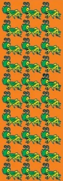 Grasshopper Die-cut Stickers