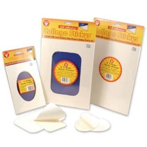 Hygloss 6 Collage Sticky Frames Cut-Out - 8" X 10" Rectangle With Oval