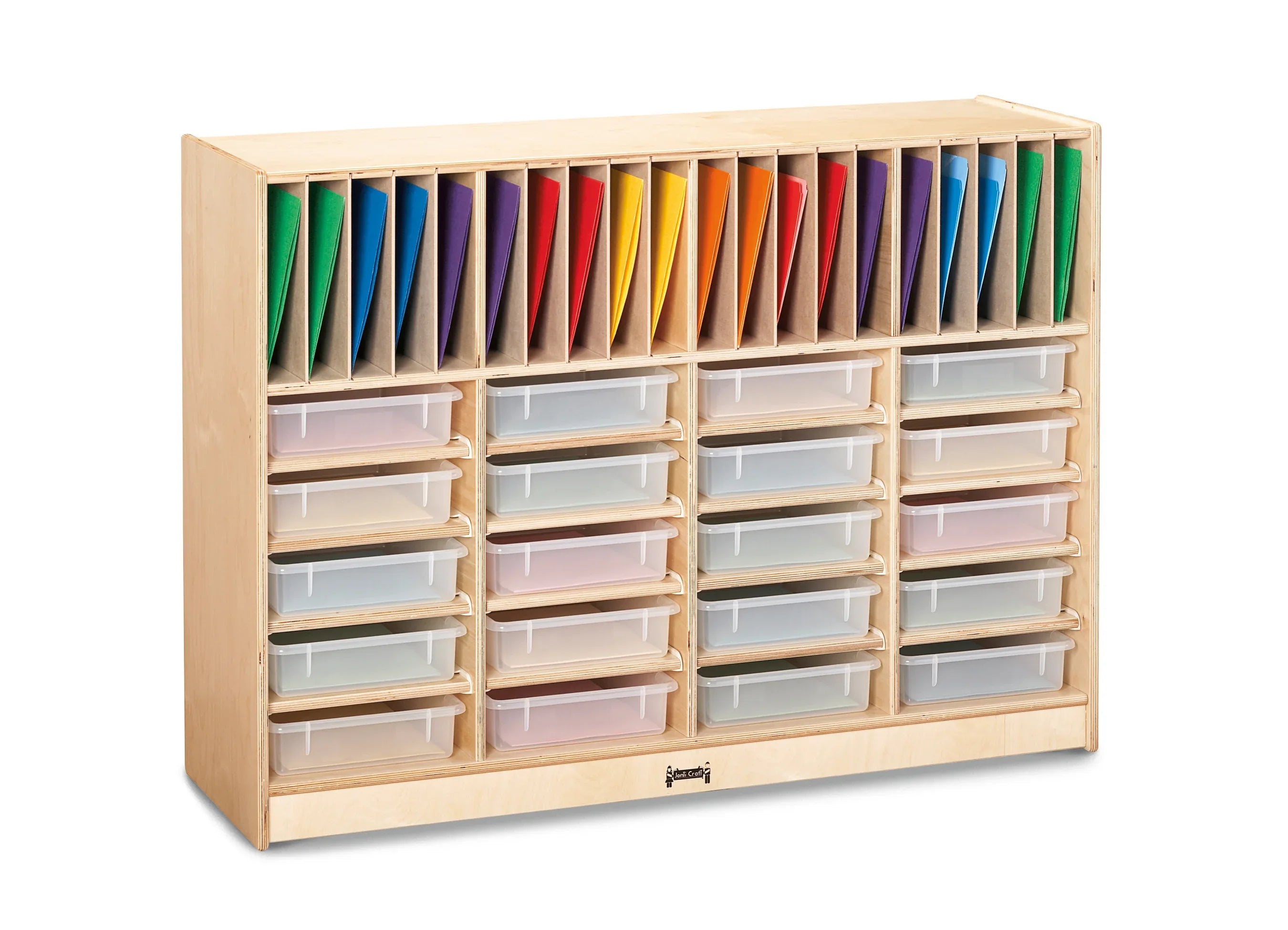 Jonti-Craft® Homework Station - without Paper-Trays - Plywood Back