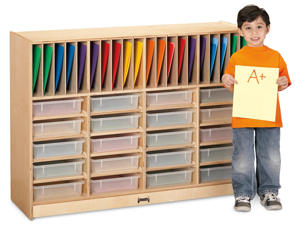 Jonti-Craft® Homework Station - with Clear Paper-Trays