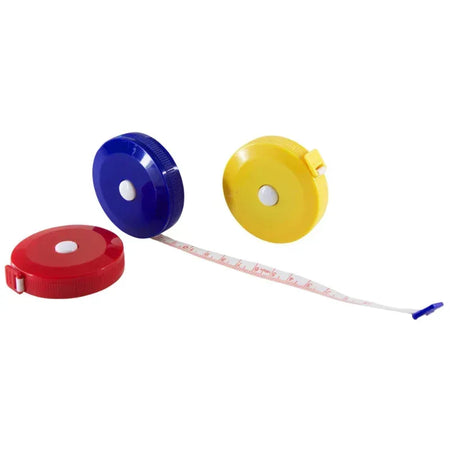 Cloth Tape Measure, 60", Assorted Colors, Pack of 3