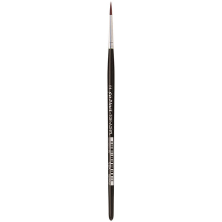 TOP-ACRYL Red-Brown Brush, Synthetic, Acrylic & Oil, Round, Series 7785K, Size 2