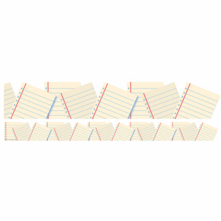 Notebook Paper Extra Wide Deco Trim, 37 Feet