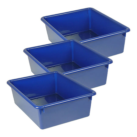 Double Stowaway&reg; Tray Only, Blue, Pack of 3