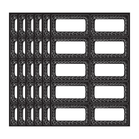 Die-Cut Magnetic Chalk Loop Labels/Nameplates, 10 Per Pack, 6 Packs