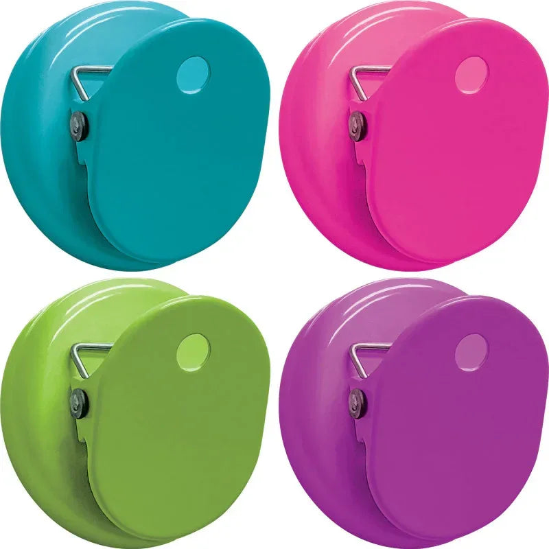 Colorful Magnetic Clips, Pack of 4