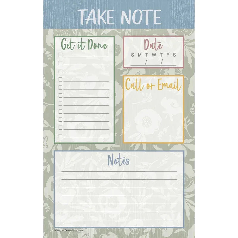 Classroom Cottage Notepad, 50 Sheets