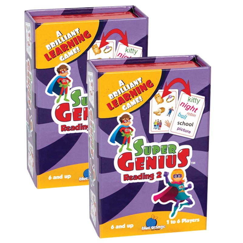 Super Genius&trade; Reading 2 Game, Pack of 2