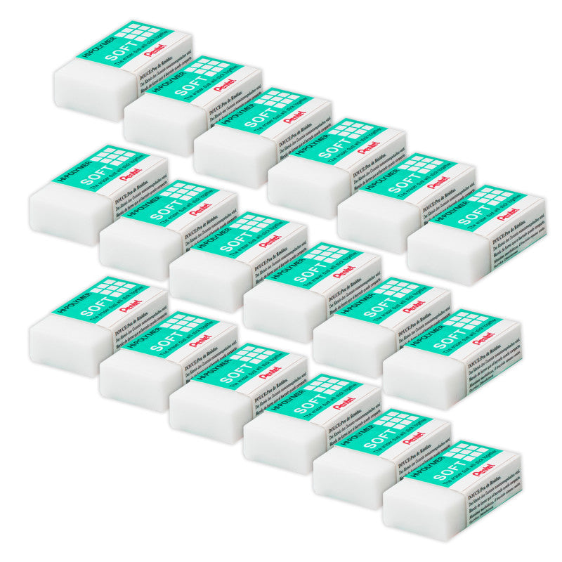 Hi-Polymer Eraser, Soft, Pack of 24