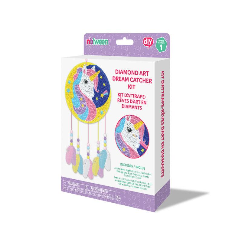 Diamond Painting Dream Catcher Kit, Unicorn Design, 5.9 x 5.9 Inches