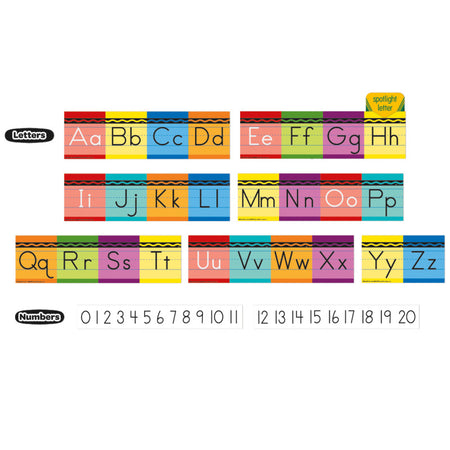 Crayola&reg; Alphabet Mini Bulletin Board Set