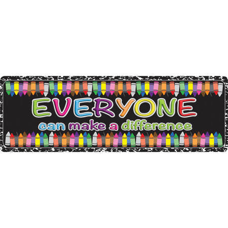 The Original Fun Mat&trade;, Mat Runner, 15.5" x 47", Everyone Can make a Difference