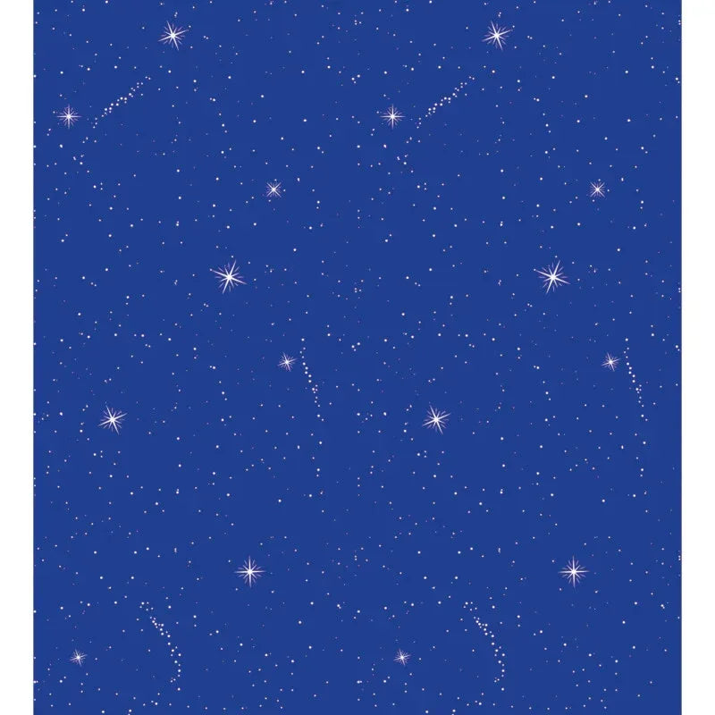 Bulletin Board Art Paper, Night Sky, 48" x 12', 4 Rolls