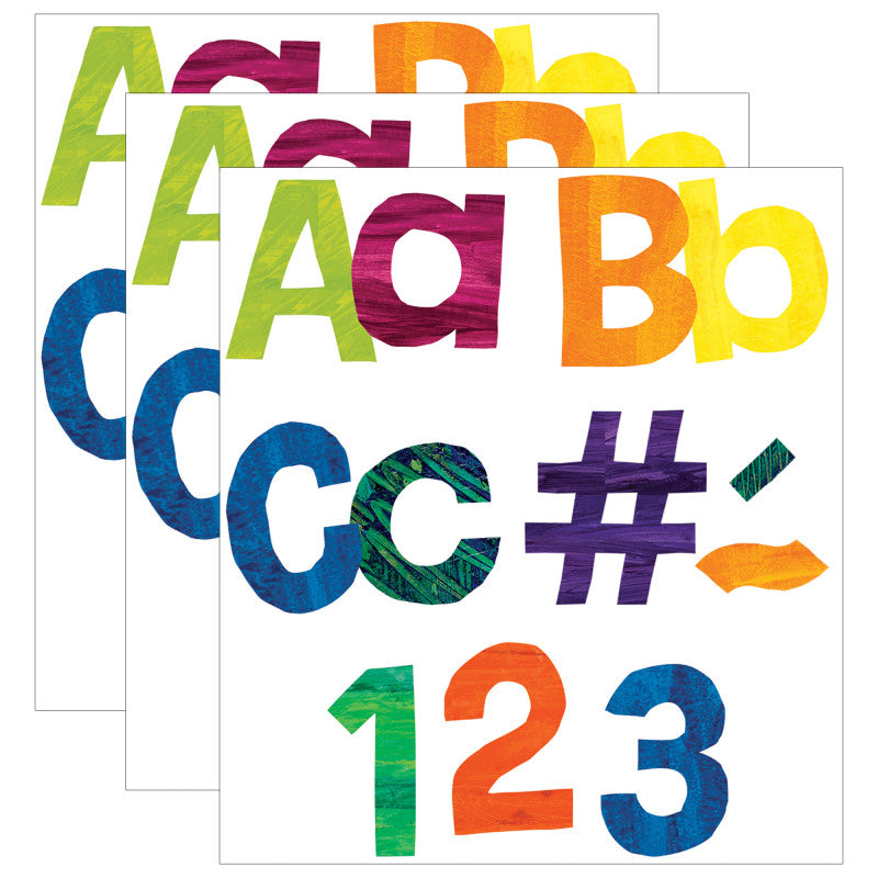 World of Eric Carle&trade; Colorful Tissue Paper Combo Pack EZ Letters, 3 Packs