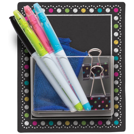 Clingy Thingies&reg; Storage Pockets, Chalkboard Brights, Pack of 3