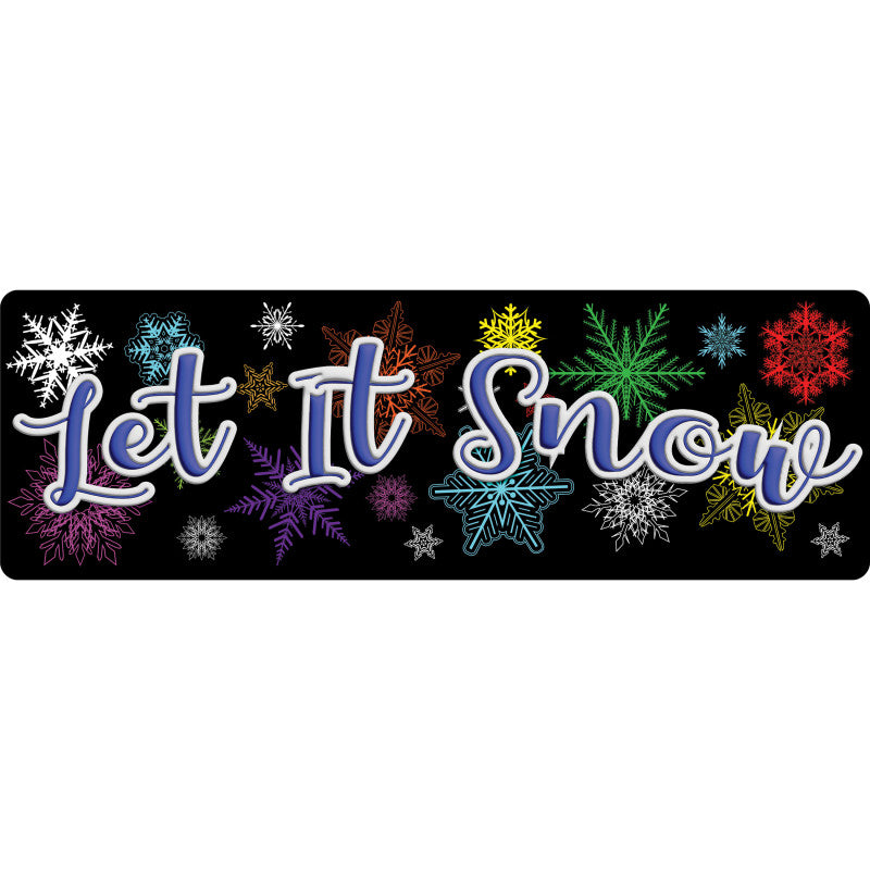 The Original Fun Mat&trade;, Mat Runner, 15.5" x 47", Let it Snow