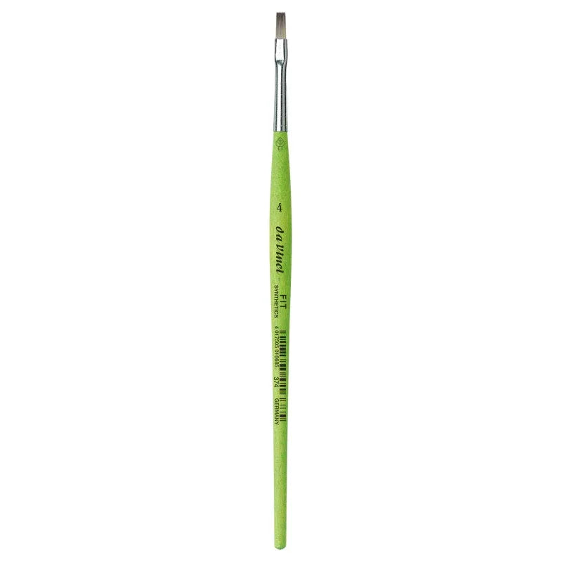 FIT Synthetics Student Brush, Synthetic, Acrylic & Tempera, Flat, Series 374, Size 4