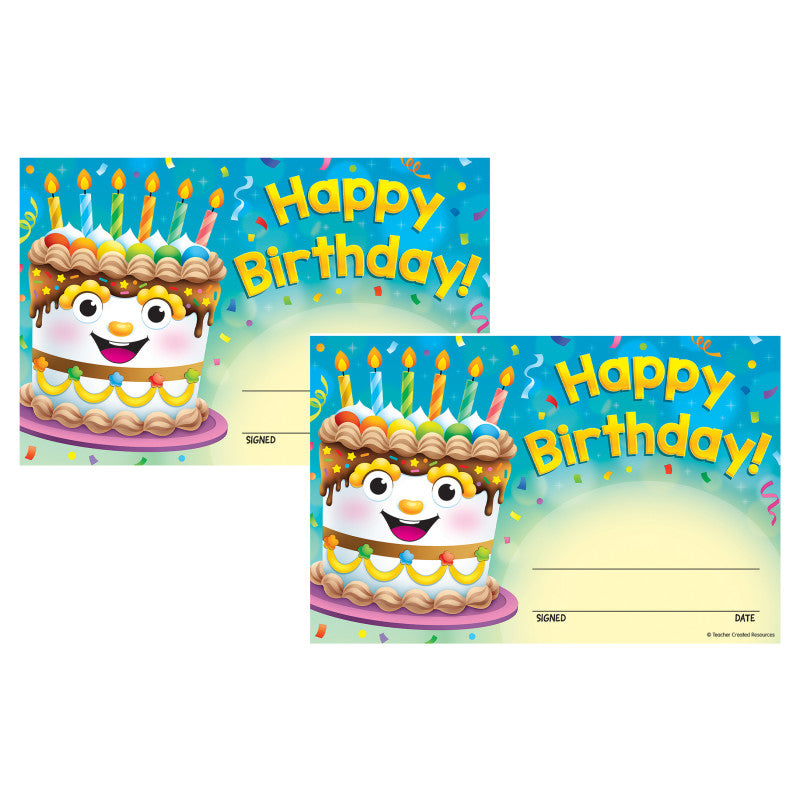 2-Pack Happy Birthday Cake Awards