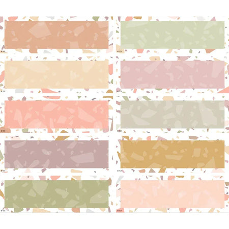 Terrazzo Tones Magnetic Labels Accents, Pack of 20