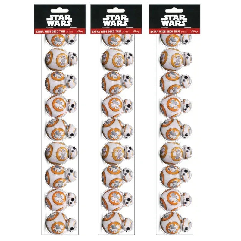 Star Wars&trade; BB-8 Extra Wide Die-Cut Deco Trim&reg;, 37 Feet Per Pack, 3 Packs