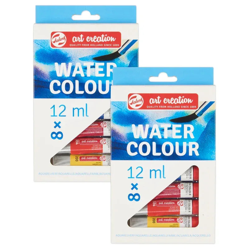 Watercolor Set, 12mL, 8 Per Set, 2 Sets