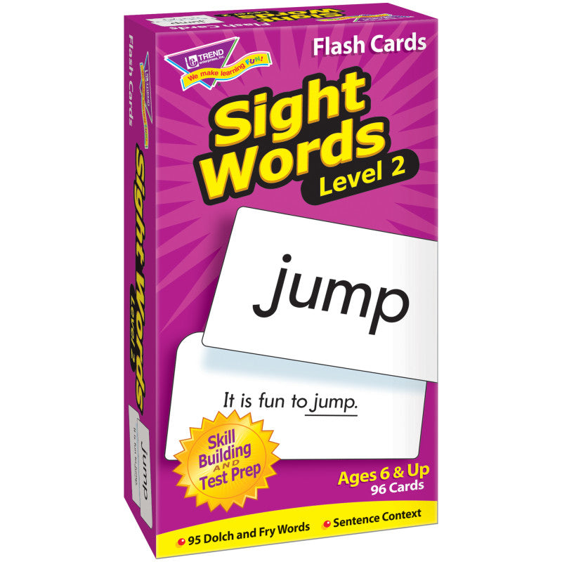 Sight Words &ndash; Level 2 Skill Drill Flash Cards