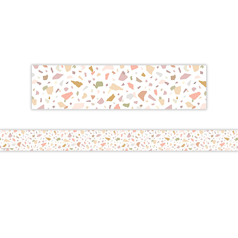 Terrazzo Tones Straight Border Trim, 35 Feet