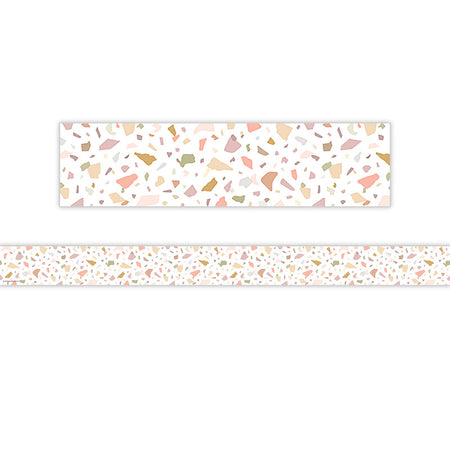 Terrazzo Tones Straight Border Trim, 35 Feet