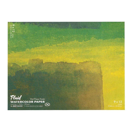 Fluid™ Hot Press Watercolor Paper Block