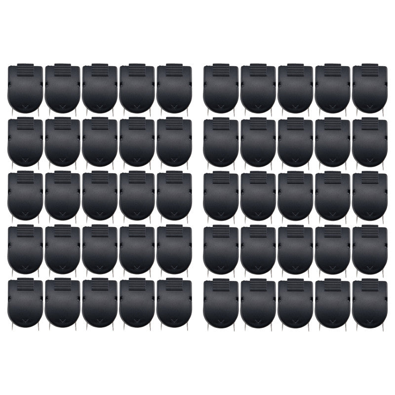 Wall Clips For Fabric Panels, Black, 40 Sheet Capacity, Pack of 50