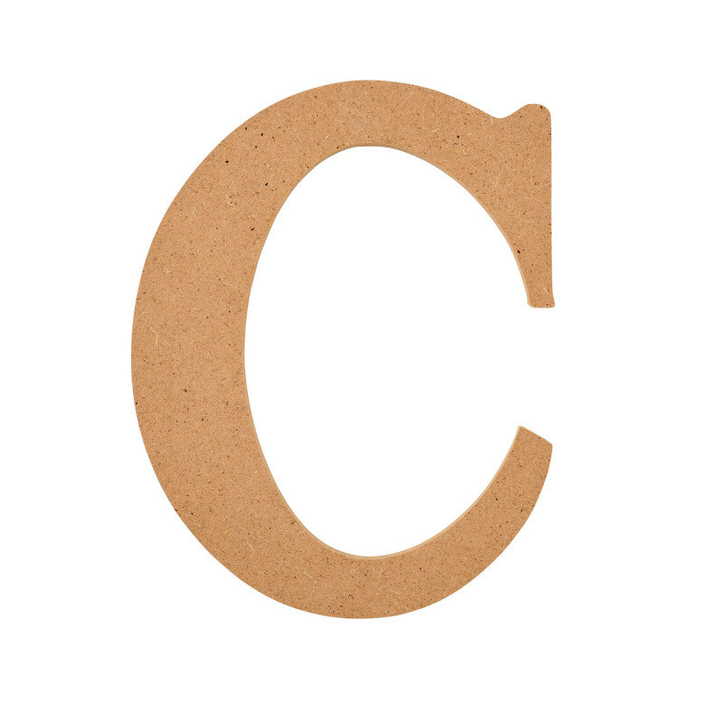 MDF Letter, C, 5 Inch