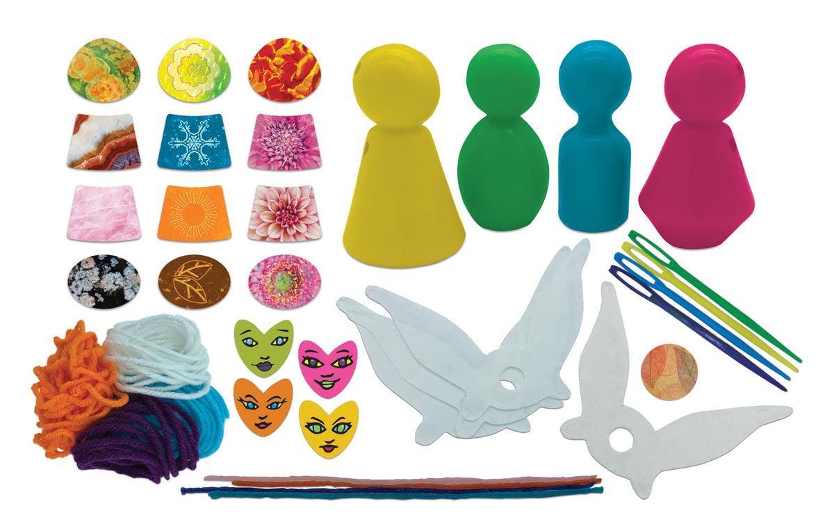 Roylco Jar-It - FAIRY FINGER PUPPETS CRAFT KIT (R80001)